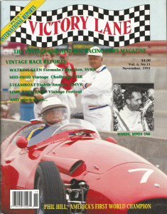 VICTORY LANE 1991 NOV - THE VINTAGE & HISTORIC RACING NEWS MAGAZINE
